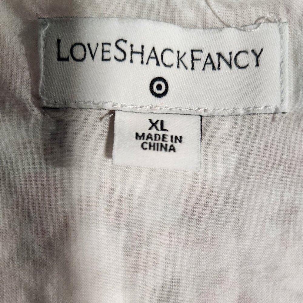 LoveShackFancy X Camille Pocketed Babydoll Dress Women’s Size XL - Picture 5 of 10